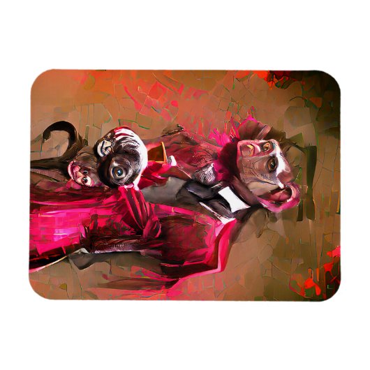 Monkey Butler Magnet (Horizontal)