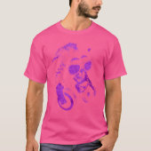 Monkey Chimp With Sungasse And Headphones 1 T-Shirt (Vorderseite)