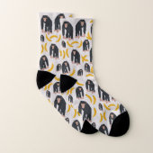 Monkey Chimpanzee & Banana Pattern Socken (Paar)