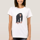 Monkey Chimpanzee T-Shirt (Vorderseite)
