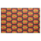 Monkey Chinese Zodiac | Rot, Gold und Schwarz Stoff (Fat Quarter (45,7 x 55,9 cm))