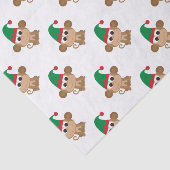 Monkey Christmas Elf Seidenpapier (Ausschnitt)