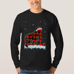 Monkey Christmas Weihnachtsmannmütze Niedlicher Ti T-Shirt