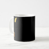 Monkey Climbs For Banana Funny Animal Cket Design Kaffeetasse (Vorderseite Links)