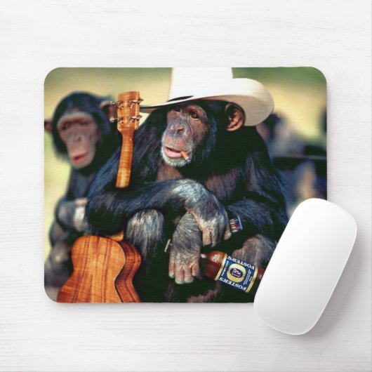 Monkey_Cowboy Mousepad (Mit Mouse)