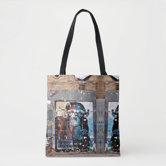 Monkey Custom All-Over-Print Tote Bag Tasche (Vorderseite)