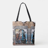 Monkey Custom All-Over-Print Tote Bag Tasche (Rückseite)