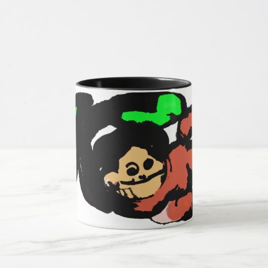 Monkey cute  tasse (Zentrum)