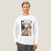 MONKEY D LUFFY T-Shirt Tri-Blend Shirt (Vorderseite komplett)