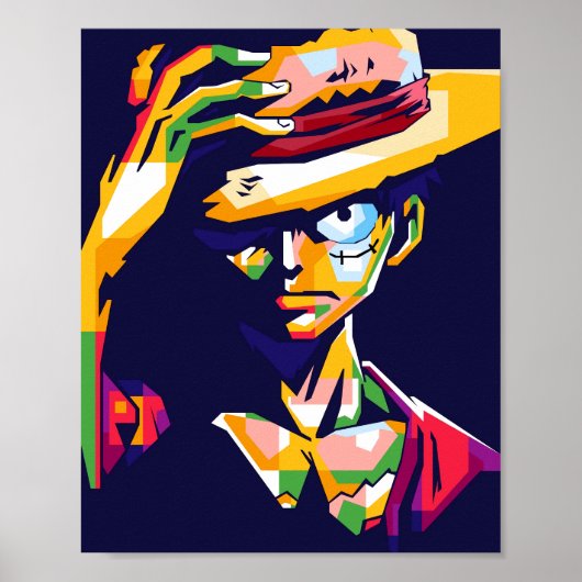 Monkey D Poster (Vorne)