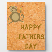 Monkey Dad Fotoplatte (Vorderseite)