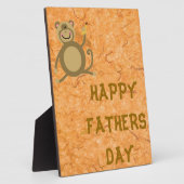 Monkey Dad Fotoplatte (Seite)