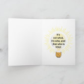 Monkey Danke oder Denken Sie an Grußkarte (Innenseite)