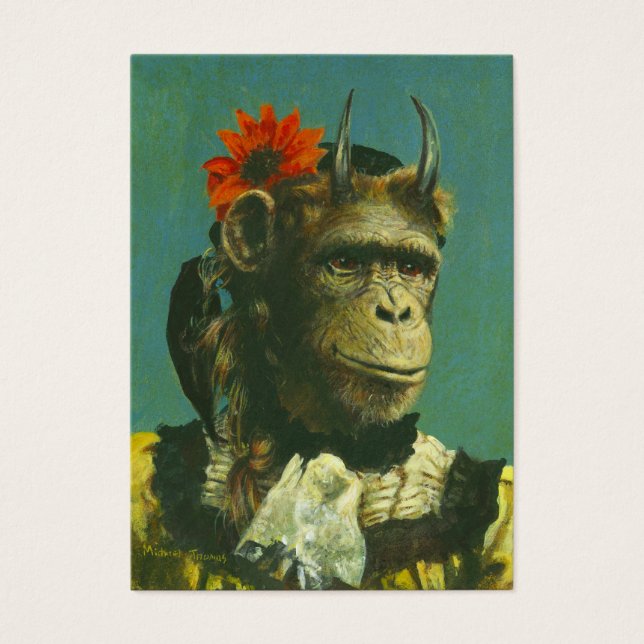 Monkey Demon ACEO Business Card (Vorderseite)
