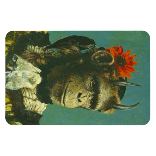 Monkey Demon Flexi Magnet (Horizontal)