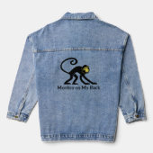 Monkey Design Denim Jacket Jeansjacke (Rückseite)