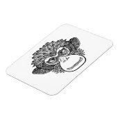 Monkey Doodle Face Magnet (Linke Seite)