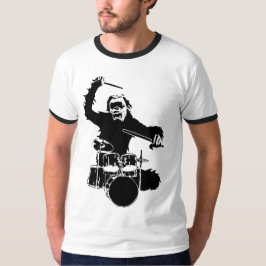 Monkey Drummer T-Shirt