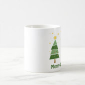 Monkey Elf Christmas Scene Kaffeetasse (Mittel)
