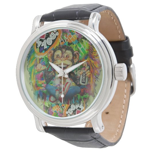 Monkey eWatch Uhr (Schrägansicht)