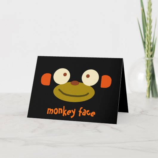 Monkey Face! Karte (Vorderseite)