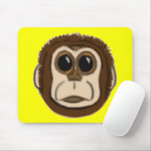 Monkey Face Mousepad (Mit Mouse)