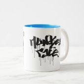 Monkey Face Zweifarbige Tasse (VorderseiteRechts)