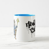 Monkey Face Zweifarbige Tasse (Mittel)