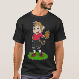 Monkey Football player Football T-Shirt