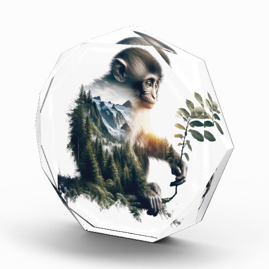 Monkey Forest Gem Fotoblock (Rechts)