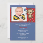 Monkey Foto Geburtstag Einladung (Vorderseite)