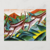 Monkey frieze von Franz Marc Postkarte (Vorderseite)
