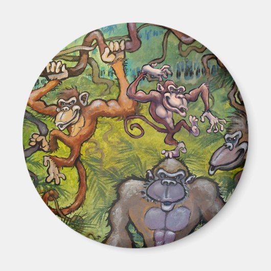 Monkey Fun Magnet (Vorne)
