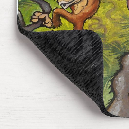 Monkey Fun Mousepad (Ecke)
