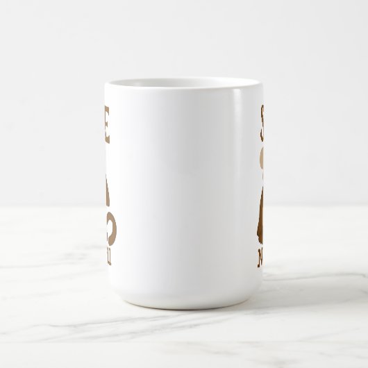 Monkey Funny See No Evil Kaffeetasse (Mittel)