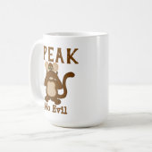 Monkey Funny Speak No Evil Kaffeetasse (Vorderseite Links)