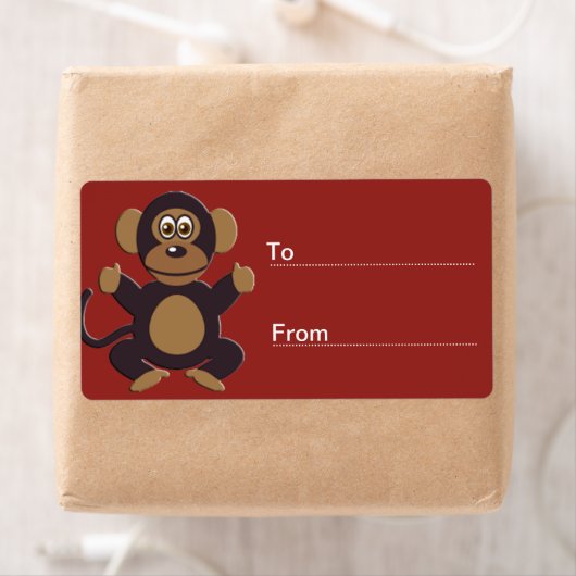 Monkey Gift Label (Insitu)