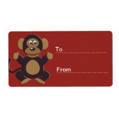 Monkey Gift Label (Vorne)