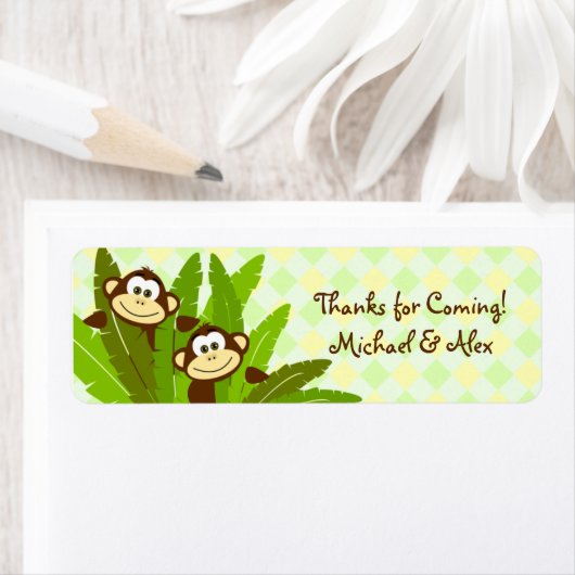 Monkey Gift Tags (Insitu)
