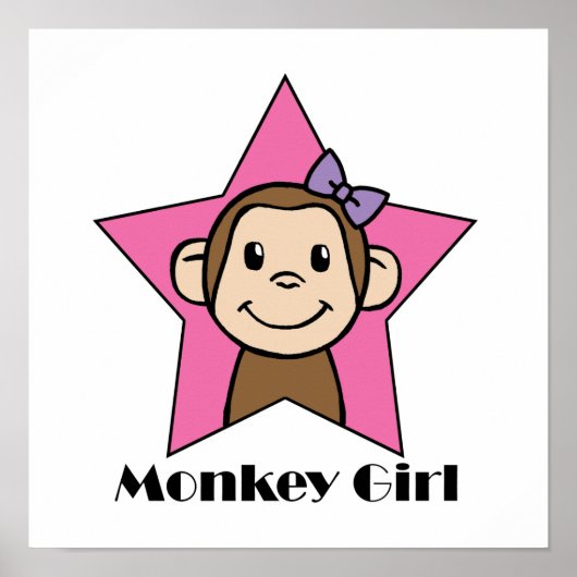 Monkey Girl Poster (Vorne)