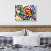 Monkey Gone to Heaven-2 Leinwanddruck (Insitu (Schlafzimmer))