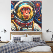 Monkey Gone to Heaven-7 Leinwanddruck (Insitu (Schlafzimmer))