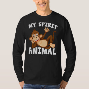 Monkey Gorilla My Spirit Animal Wild Anima T-Shirt