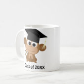 Monkey Graduate 20XX Kaffeetasse (Vorderseite Links)