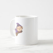 Monkey Halloween Hexenkids Hexenkostüm Kaffeetasse (Vorderseite Links)