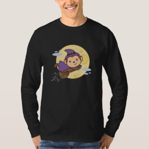 Monkey Halloween Hexenkids Hexenkostüm T-Shirt