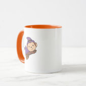 Monkey Halloween Hexenkids Hexenkostüm Tasse (Vorderseite Links)