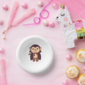 Monkey Halloween Niedlich Devil Kids Vampir Kostüm Pappteller (Party)