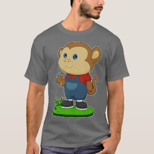 Monkey Handwerker Hammer T-Shirt