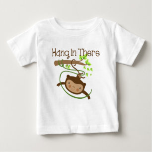 Monkey Hang in There Baby T-shirt